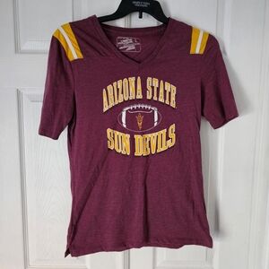 Arizona state sun devils sporty baseball womens tee